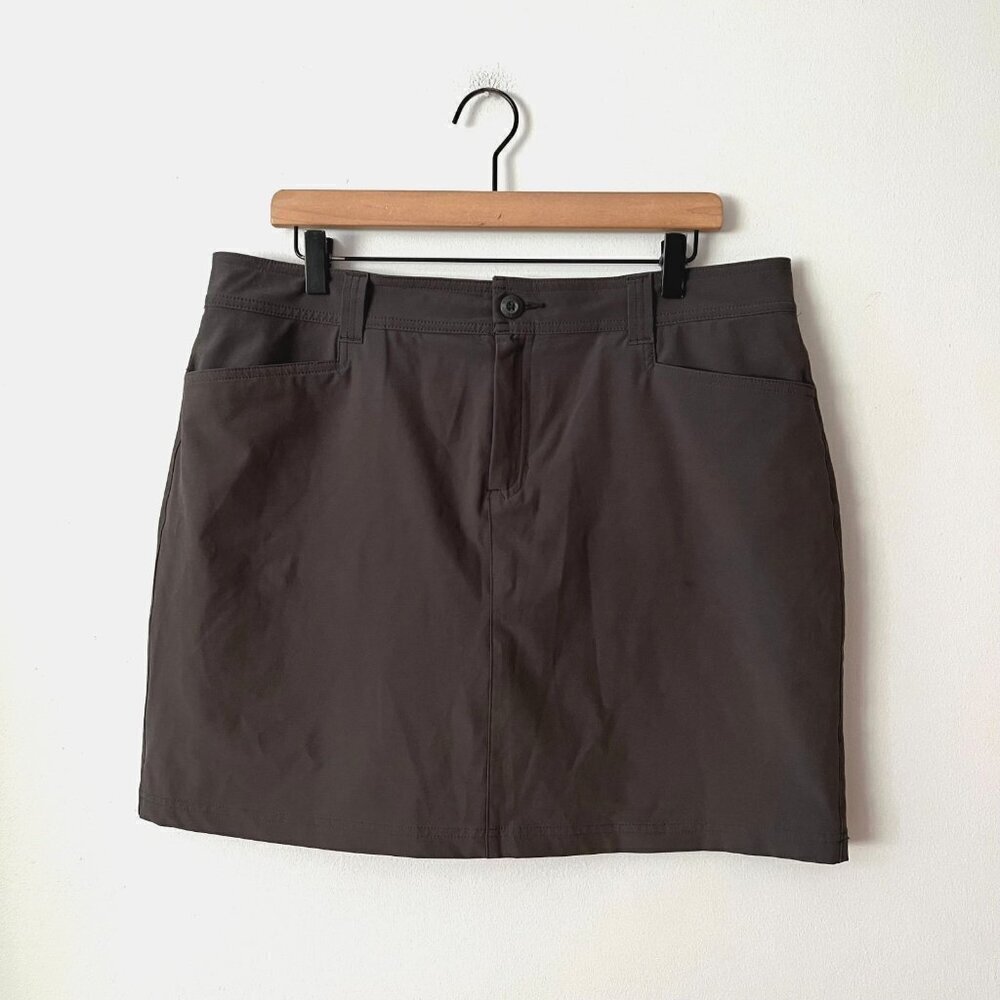 Eddie Bauer Gray Athletic Hiking Skort Women's Size 12